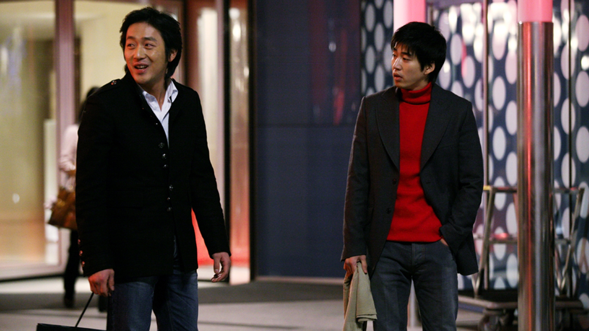 Ha Jung Woo and Yoon Kye-sang in Beastie Boys Movie