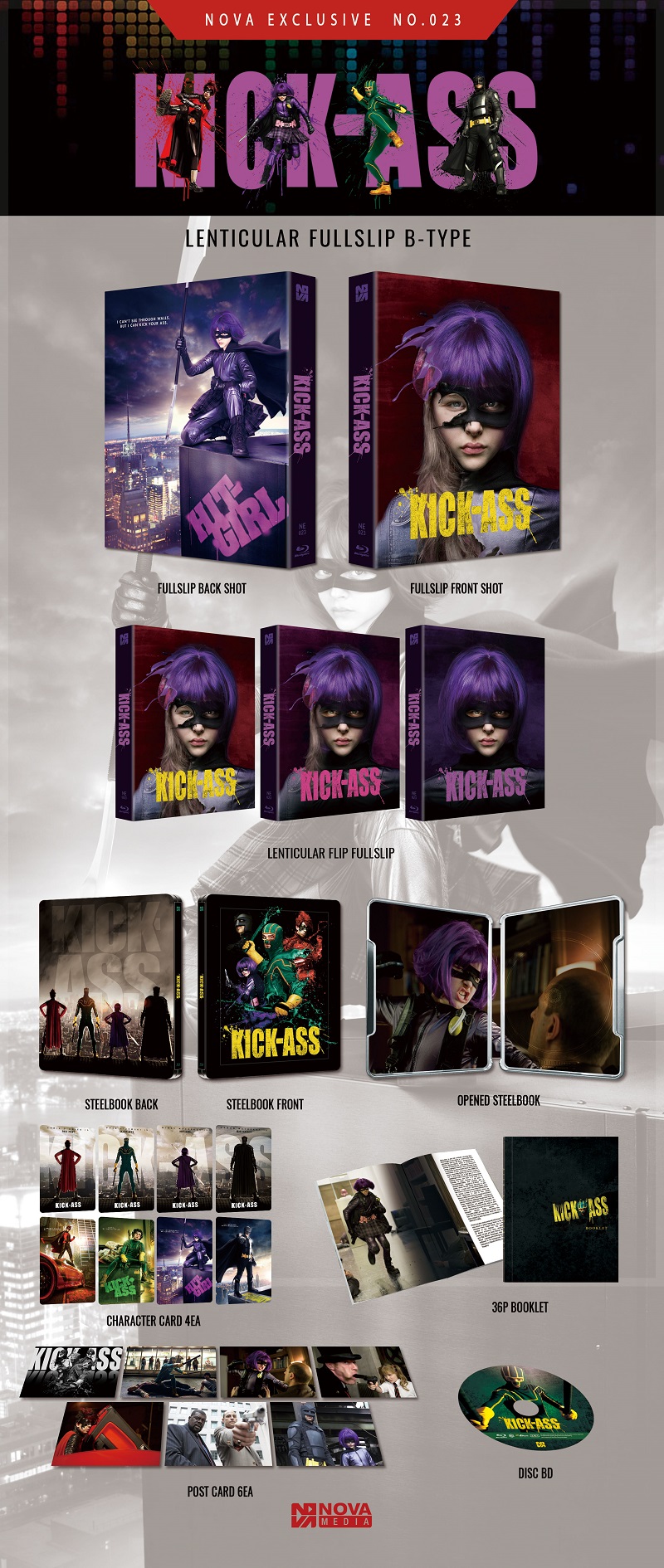 Kick-Ass Novamedia Exclusive Blu-ray Hit-Girl Version